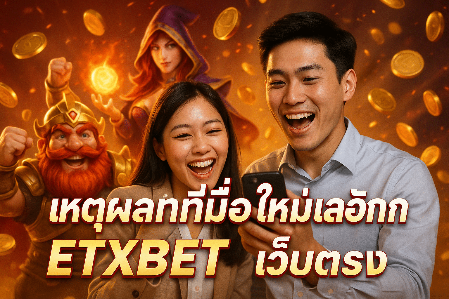เหตุผลที่มือใหม่เลือกสมัคร ETXBET เว็บตรง